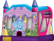 Disney Princess 4-1 Combo Bounce House Hopper WET or DRY, Roo's Hopper Combos - Jacksonville Florida Bounce House Rentals