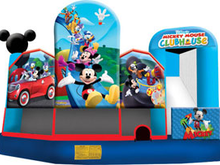 Mickey Mouse Club House 5-1 3D ComboBounce House Hopper WET or DRY, Roo's Hopper Combos - Jacksonville Florida Bounce House Rentals