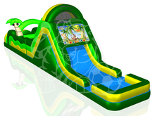 60' Tropical Island Double Lane Obstacle Course Bounce House Waterslide WET or DRY, Obstacle Courses & Interactive Games - Jacksonville Florida Bounce House Rentals