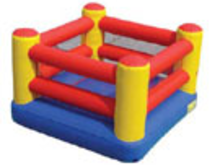 Boxing Ring Bounce House Hopper, Obstacle Courses & Interactive Games - Jacksonville Florida Bounce House Rentals