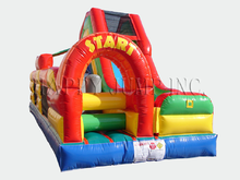 Carnival Course Challenge Bounce House Slide, Obstacle Courses & Interactive Games - Jacksonville Florida Bounce House Rentals