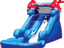 Lil Kahuna Slide 14' Bounce House Water Slide WET or DRY, Roo's Wet or Dry Slides - Jacksonville Florida Bounce House Rentals